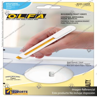 ESK-1 BEGINNER CRAFT KNIFE WITH STAND VARIATION: DEFAULT TITLE