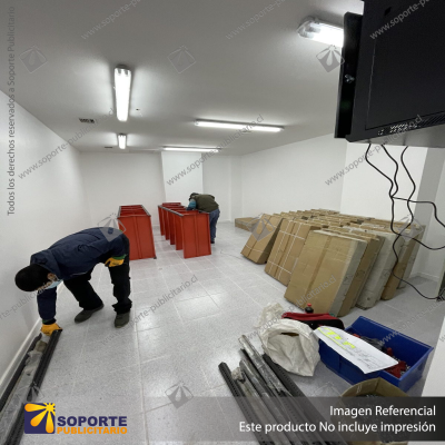 ESTANTERIA BODEGA ANRA  2000X900X450 CON 7 BANDEJAS