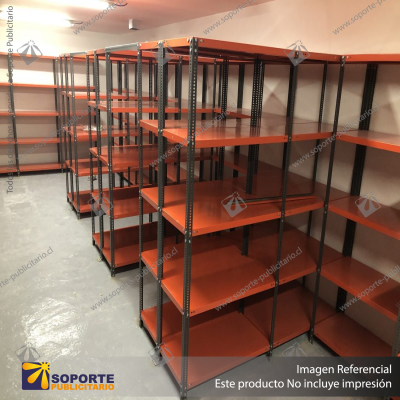 ESTANTERíA BODEGA ANRA 2000X900X450 CON 4 BANDEJAS