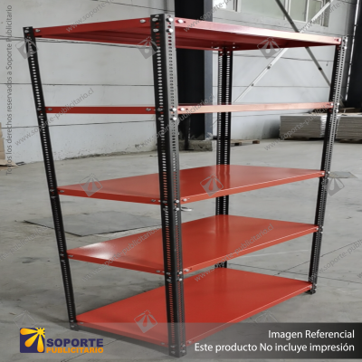 ESTANTERíA BODEGA ANRA 2000X900X450 CON 6 BANDEJAS