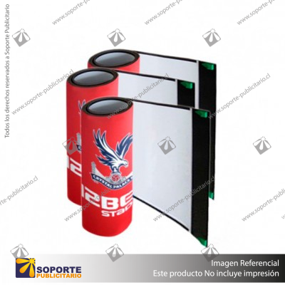 FIJACION SUPERIOR 60 CMS TOTEM PUBLICITARIO CILINDRICO
