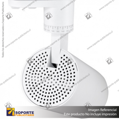 FOCO TRACK LIGHT MONOFASICO BLANCO BREMEN 7W LUZ CALIDA