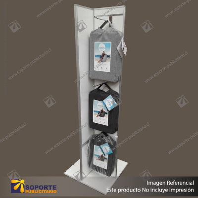 FOUR-SIDED FLOOR DISPLAY UNIT