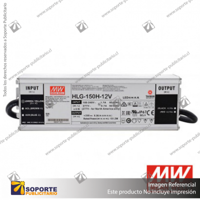 FUENTE DE PODER 150W 12V HLG