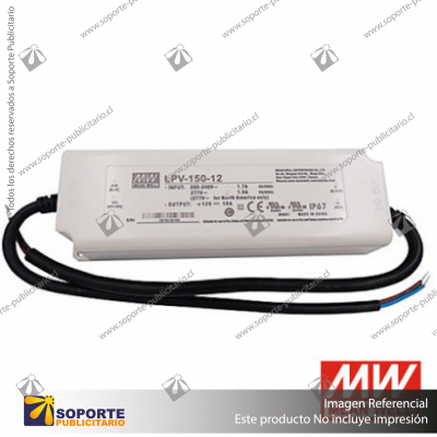 FUENTE DE PODER 150W 12V LPV