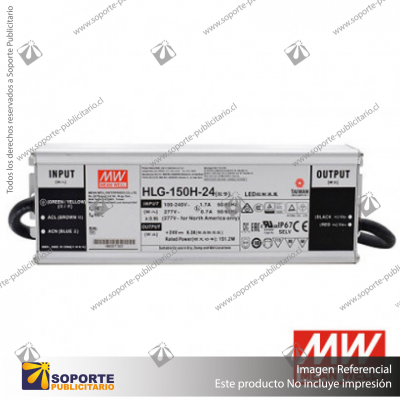 FUENTE DE PODER 150W 24V HLG