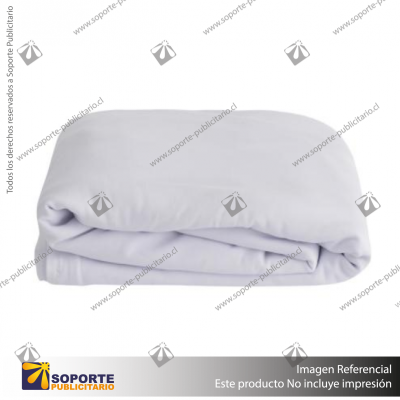 FUNDA MANTEL PARA MESA PUBLICITARIA DE 152 A 180 CMS COLOR BLANCO