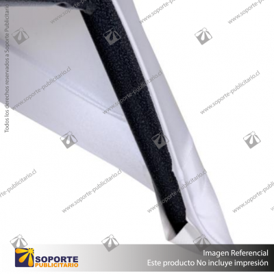 FUNDA PARA SILLA PUBLICITARIA COLOR BLANCO