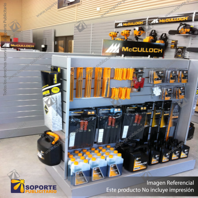 G60 GONDOLA WITH 300MM END PANELS - 1350H X 1800W X 600D - PRIME LAMINATE COLOUR