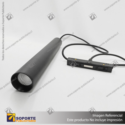 GALES - FOCO COLGANTE MAGNETICO CUERPO NEGRO 10W 48V 3000K
