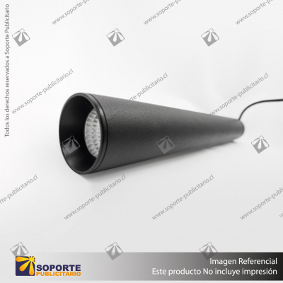 GALES - FOCO COLGANTE MAGNETICO CUERPO NEGRO 10W 48V 4000K