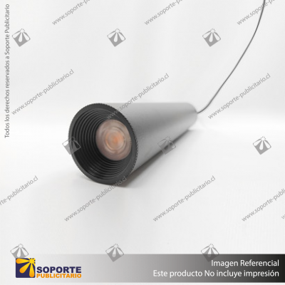 GALES - FOCO COLGANTE MAGNETICO CUERPO NEGRO 12W 48V 3000K
