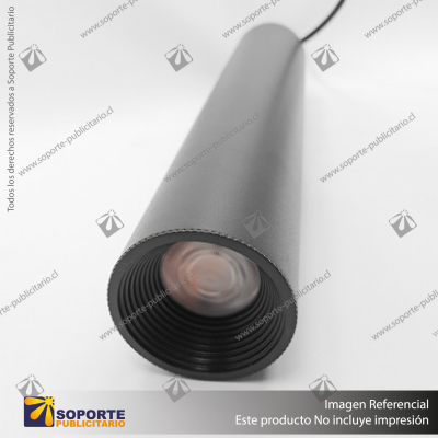GALES - FOCO COLGANTE MAGNETICO CUERPO NEGRO 12W 48V 3000K