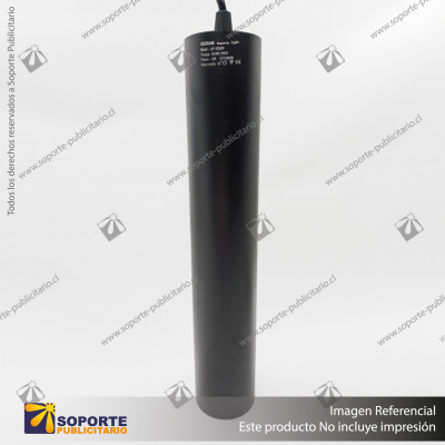 GALES - FOCO COLGANTE MAGNETICO CUERPO NEGRO 12W 48V 3000K