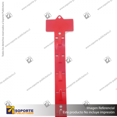 GANCHERA 12 POSICIONES H138A COLOR ROJO