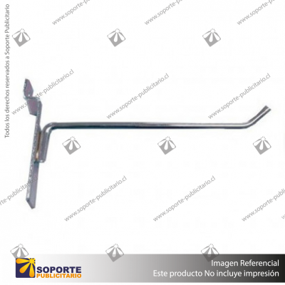 GANCHERA A PANEL RANURADO 15 CM