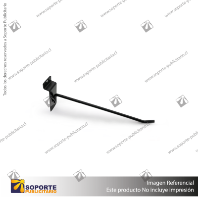 GANCHERA ESPIGA 20 CM - PANEL RANURADO