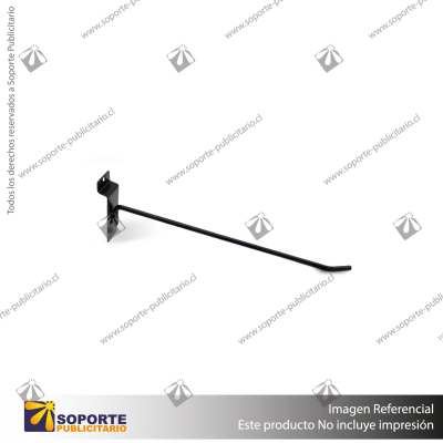 GANCHERA ESPIGA 25 CM - PANEL RANURADO