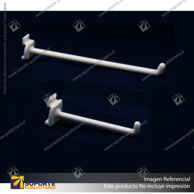 GANCHERA ESPIGA REDONDA ABS BLANCA 6"