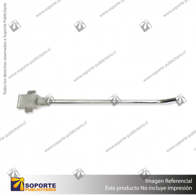 GANCHERA HD CON TOMA PLASTICA 8 MM 20 CM