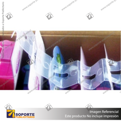 GANCHERA PLASTICA EXHIBIDORA 12 POSICIONES PREPICADA H130