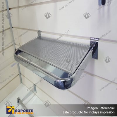 GARMENT RAIL WITH BUILT-IN SHELF