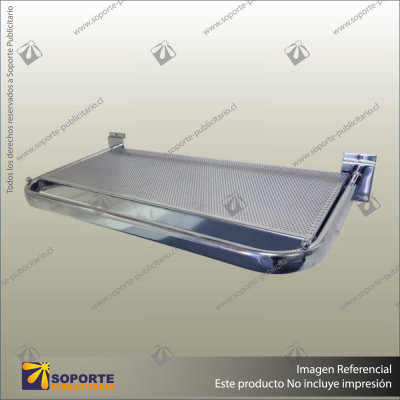 GARMENT RAILS - CHROMED - GR600SELF - 552W X 236D