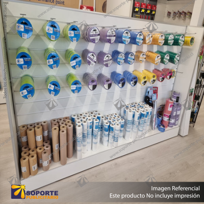 GONDOLA DISPLAY STAND - G60 - 1350H X 1200W X 600D - BESTWOOD/MELTECA COLOUR - 1200H X 600W