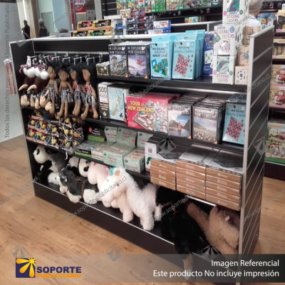 GONDOLA DISPLAY STAND - G60 - 1350H X 2400W X 600D - BESTWOOD/MELTECA COLOUR - 1200H X 600W