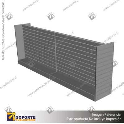 GONDOLA DISPLAY STAND - G60 - 1350H X 2400W X 600D - PRIME LAMINATE WHITE - 1200H X 600W