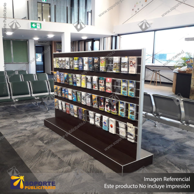 GONDOLA DISPLAY STAND - G60 - 1350H X 600W X 600D - PRIME LAMINATE WHITE - 1200H X 600W