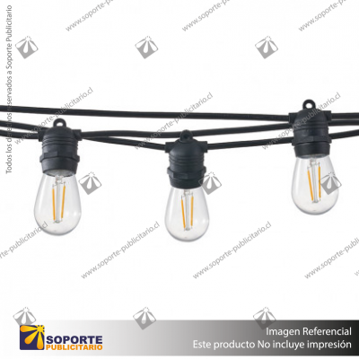 GUIRNALDA DE LUCES LED CALIDA 14.4MT 220V (NO SOLAR)