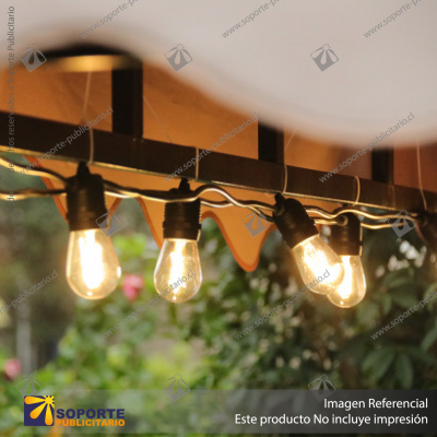 GUIRNALDA DE LUCES LED CALIDA 14.4MT 220V (NO SOLAR)