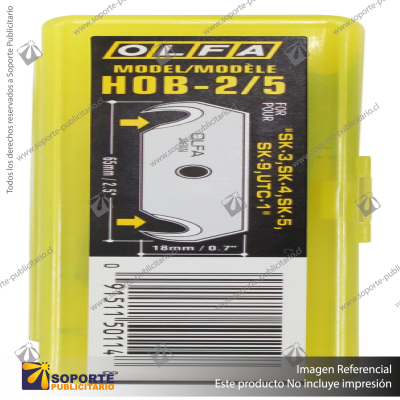 HOB DUAL-EDGE HOOK SAFETY BLADE - 5 PACK VARIATION: DEFAULT TITLE