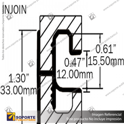 INJOIN - SLATWALL JOINING INSERT