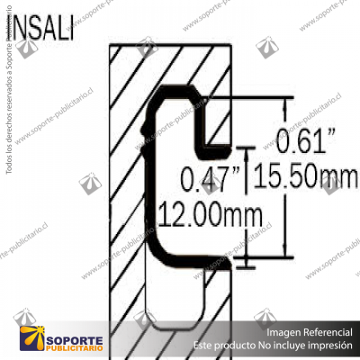 J & T ALUMINIUM SLATWALL INSERTS