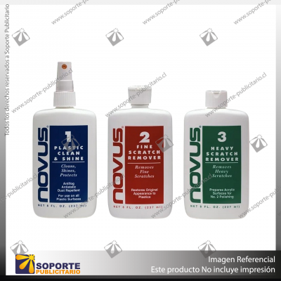 KIT NOVUS PULIDOR DE ACRILICO SPECS: