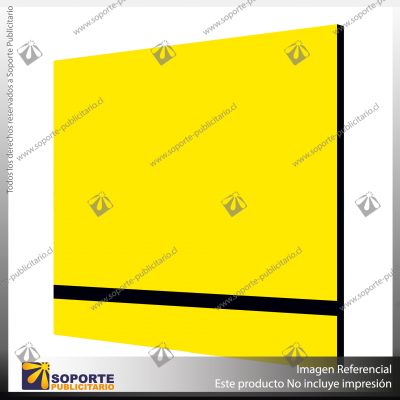 LAMICOID AMARILLO SOBRE NEGRO LASER
