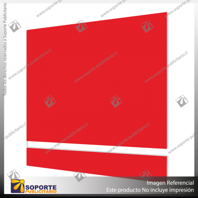 LAMICOID ROJO SOBRE BLANCO LASER