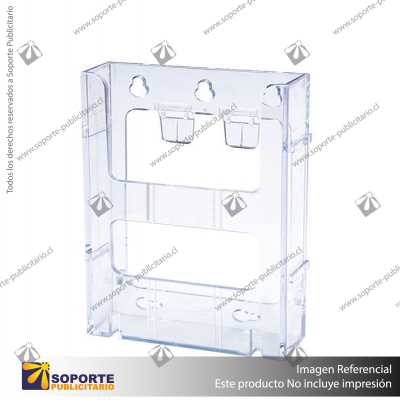 LIT-LOC BROCHURE HOLDER 1/3A4, CLEAR