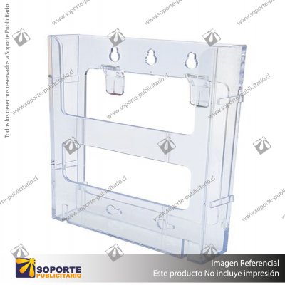 LIT-LOC BROCHURE HOLDER A5, CLEAR
