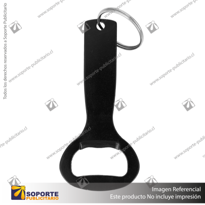 LLAVERO DESTAPADOR/NEGRO/NEGRO