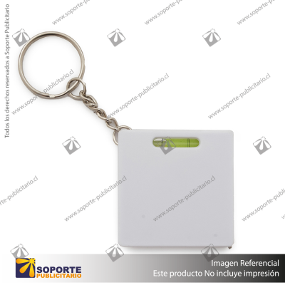 LLAVERO HUINCHA SQUARE/BLANCO/BLANCO