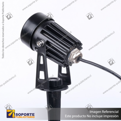 LUZ SOLAR PUNTO S15 3W C/U ESTACA DOBLE CON PANEL INDEPENDIENTE BLANCO CALIDO