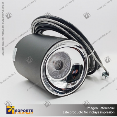 LYON - FOCO LED BASE COLGANTE TRIFASICO COB 35W 3000K NEGRO 36