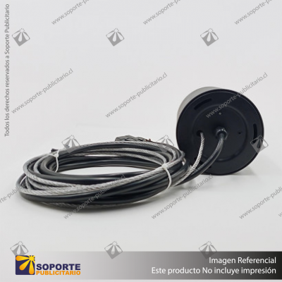 LYON - FOCO LED BASE COLGANTE TRIFASICO COB 35W 3000K NEGRO 36