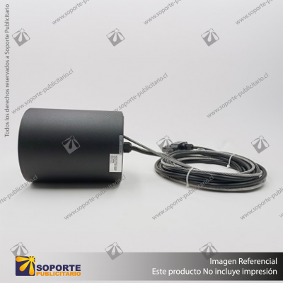 LYON - FOCO LED BASE COLGANTE TRIFASICO COB 35W 3000K NEGRO 36