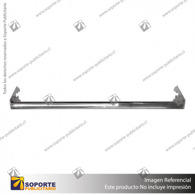 MAGNA BARRA DE CARGA OVAL EJE 640 MM CROMADO