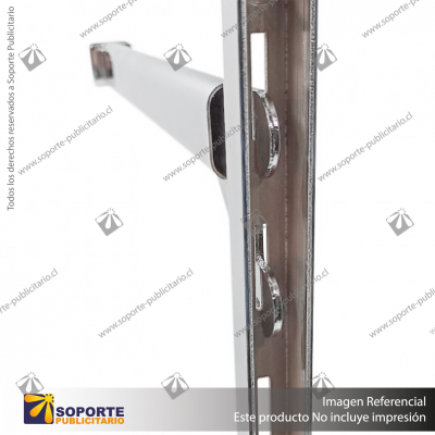 MAGNA SOPORTE BARRA OVAL CROMADO