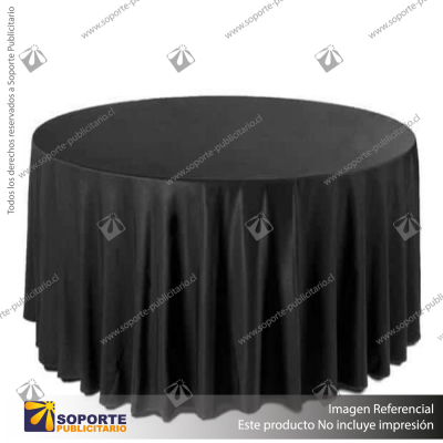 MANTEL POLIESTER MESA REDONDA 152CM